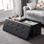 Mod Leather Footstool